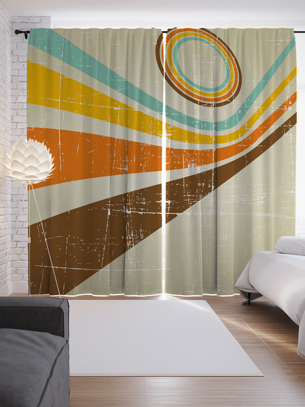 

Шторы JoyArty с фотопечатью "Старинный полет" из сатена, 290х265 см, Старинный полет