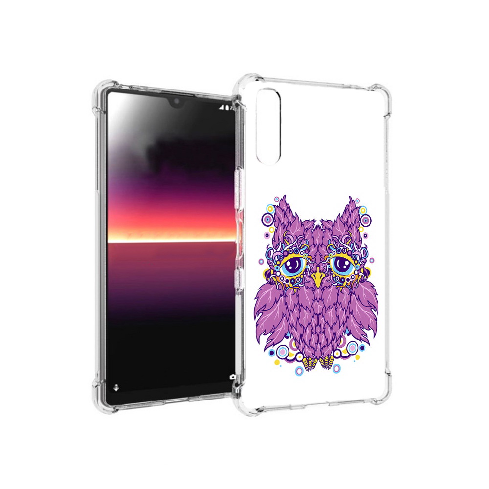 

Чехол MyPads Tocco для Sony Xperia L4 Розовая сова (PT227010.235.147), Прозрачный, Tocco