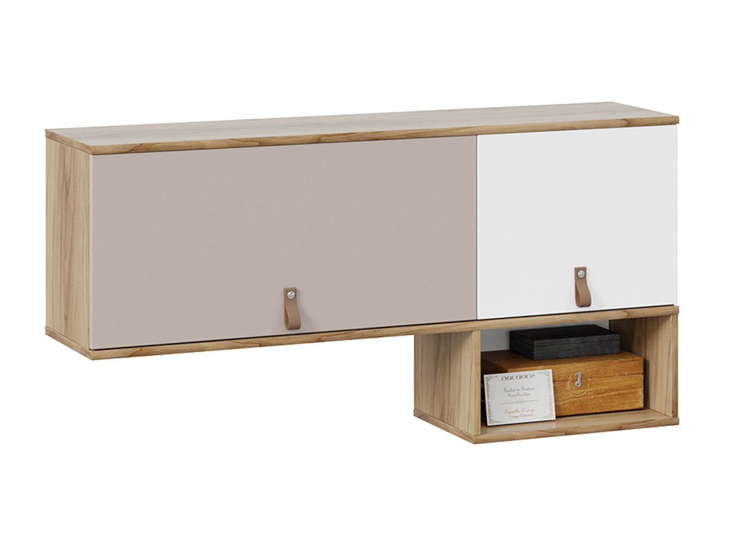 

Детская полка ТриЯ Марвин Глиняный серый / Белый / Яблоня Беллуно