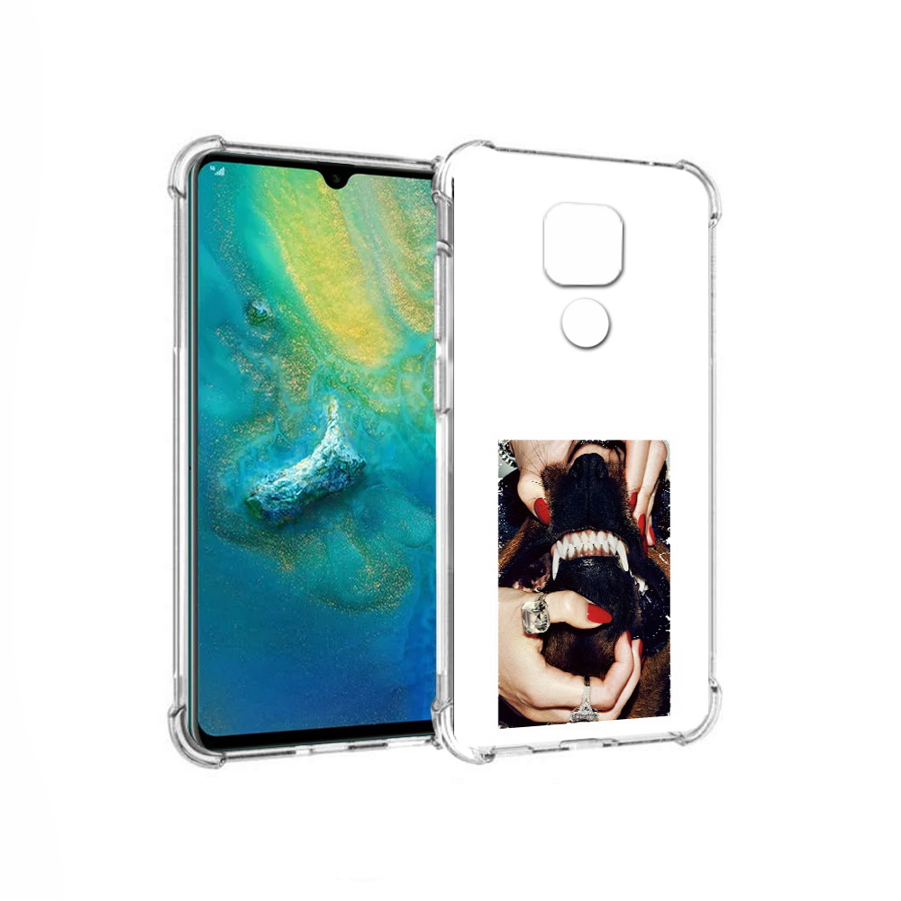 

Чехол MyPads Tocco для Huawei Mate 20x маникюр (PT124578.30.457), Прозрачный, Tocco