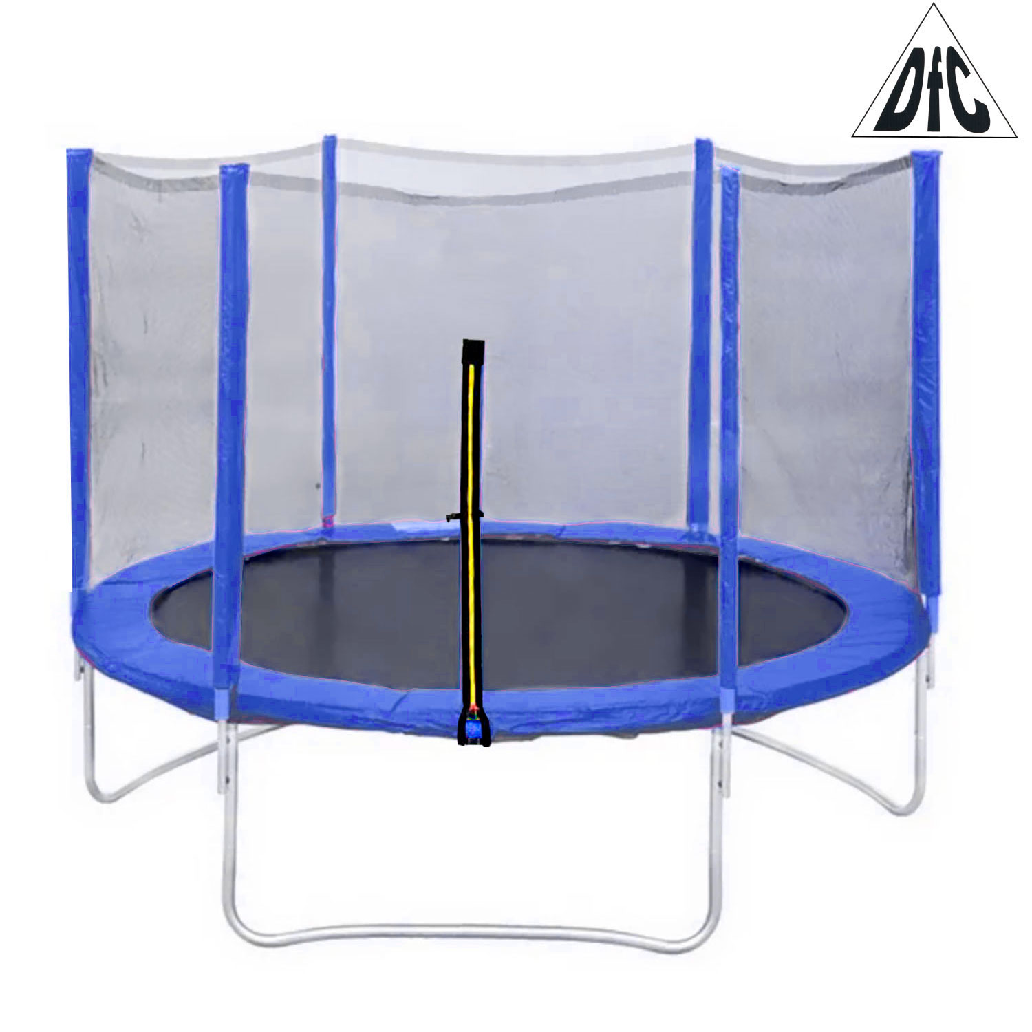 фото Батут dfc trampoline fitness 10ft с сеткой синий 10ft-tr-b