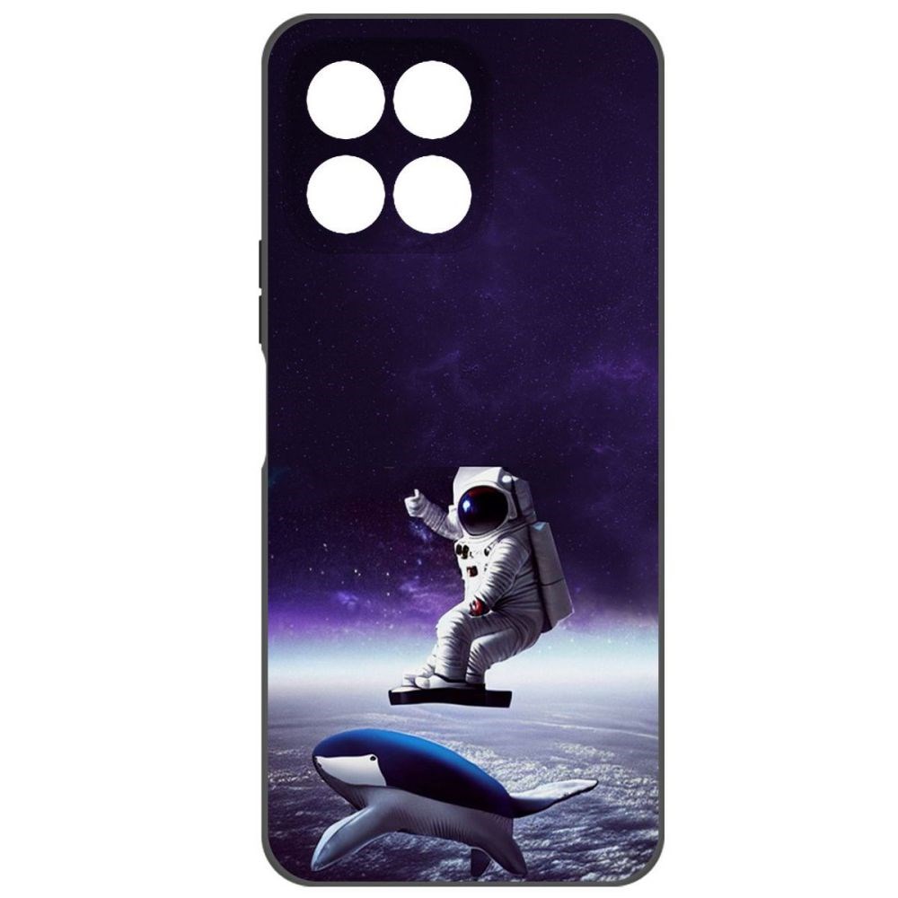 

Чехол-накладка Софт Спейсбордер для Honor X6, Черный