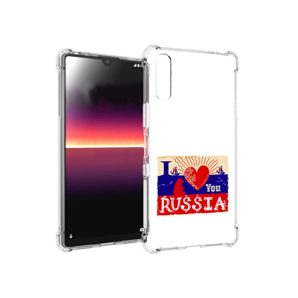 

Чехол MyPads Tocco для Sony Xperia L4 Люблю Россию (PT227010.235.112), Прозрачный, Tocco