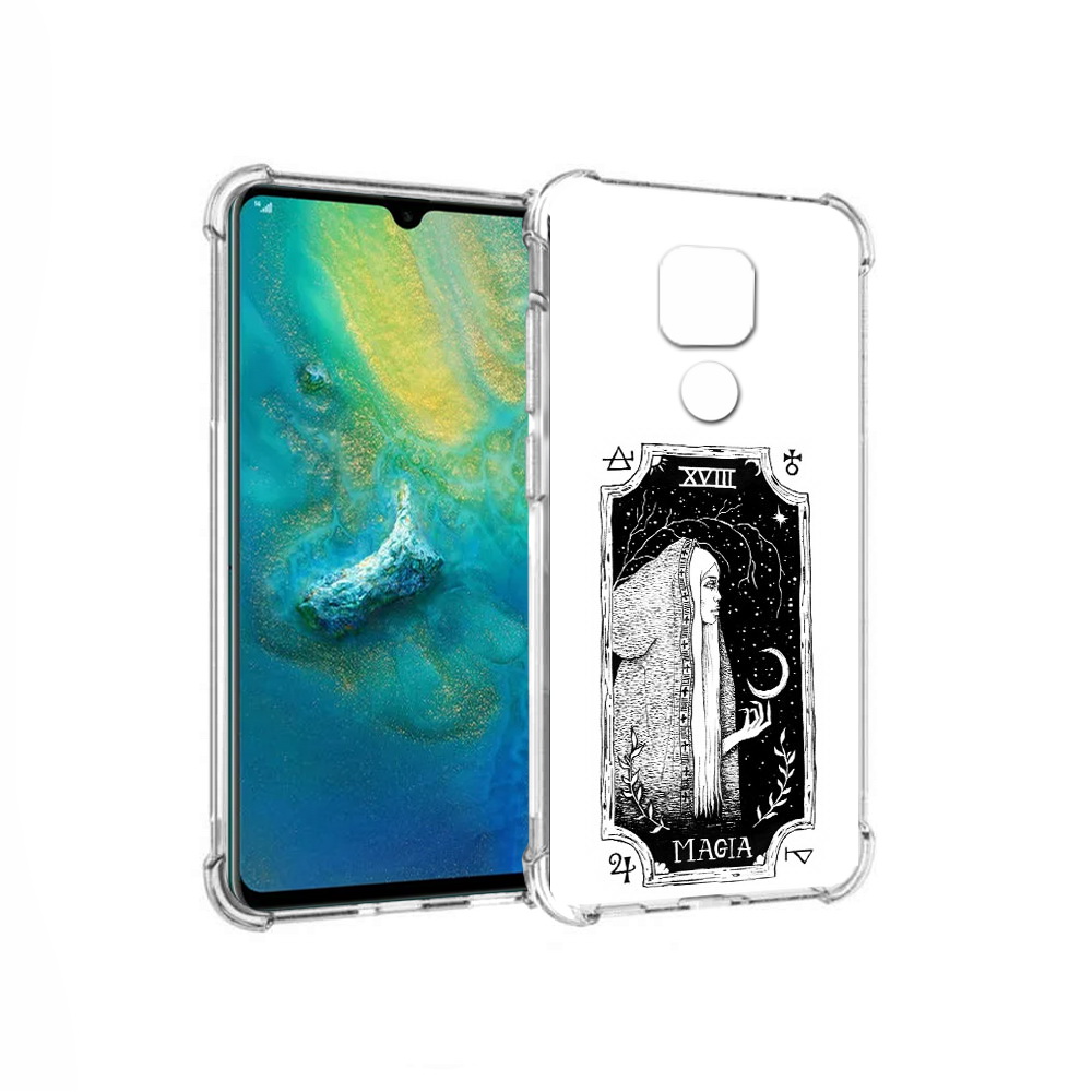 

Чехол MyPads Tocco для Huawei Mate 20x лунная магия (PT124578.30.447), Прозрачный, Tocco