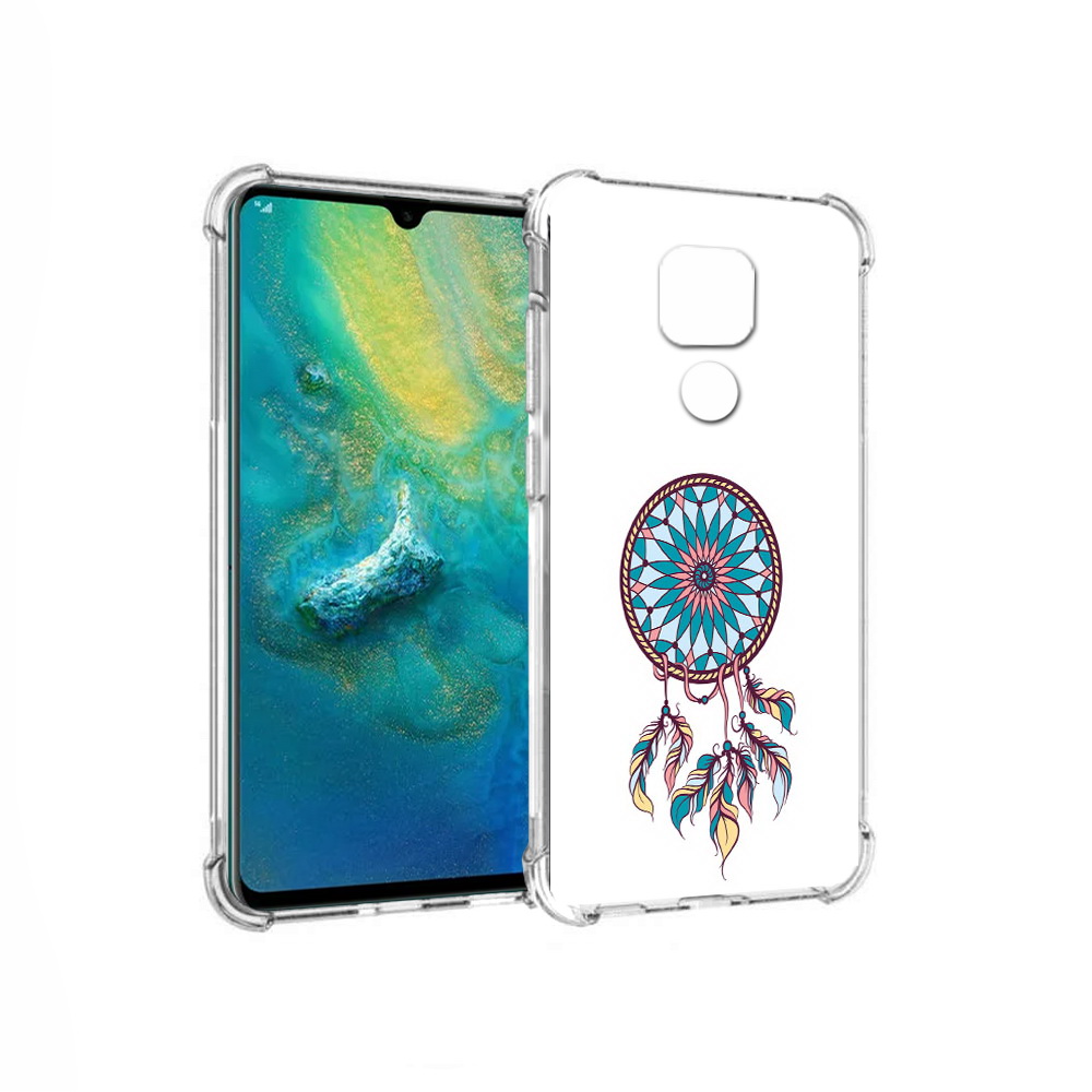 

Чехол MyPads Tocco для Huawei Mate 20x ловец снов синий (PT124578.30.443), Прозрачный, Tocco