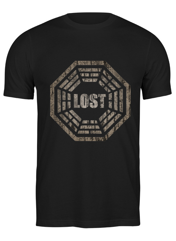 

Футболка мужская Printio Lost черная XL, Черный, Lost