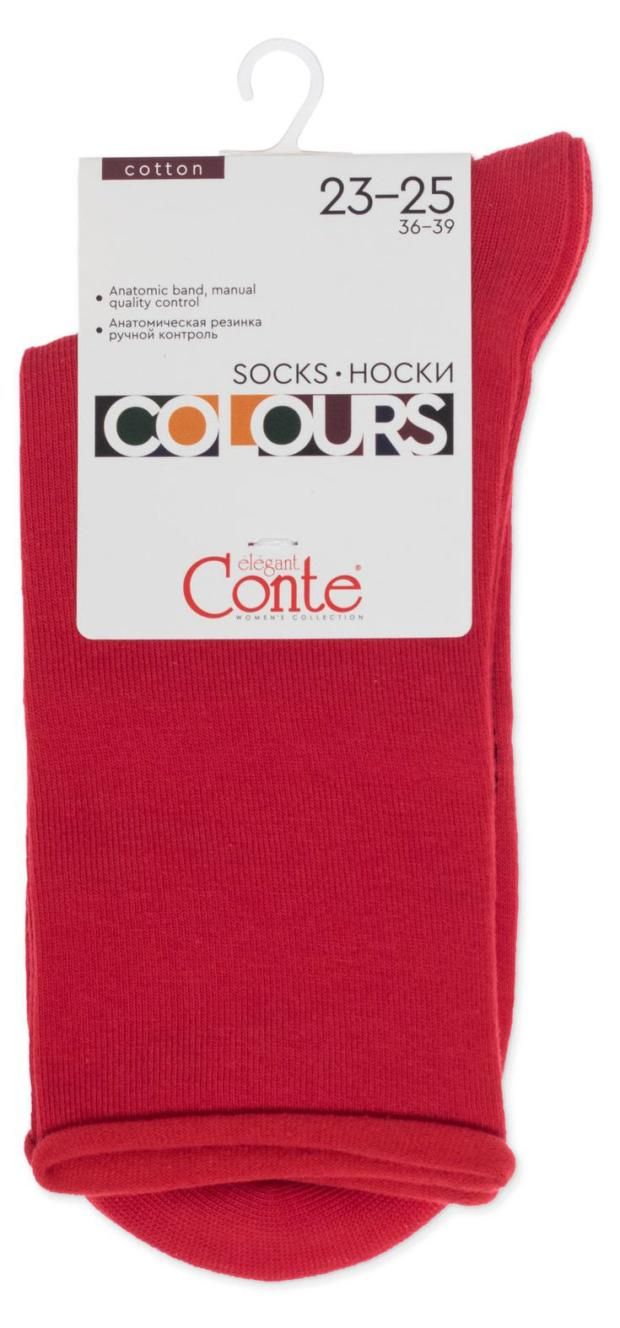 

Носки женские Conte Elegant Colours красные р 23-25, Красный