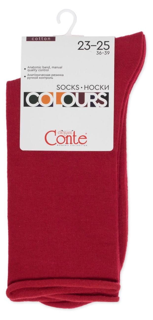 

Носки женские Conte Elegant Colours бордо р 23-25, Бордовый