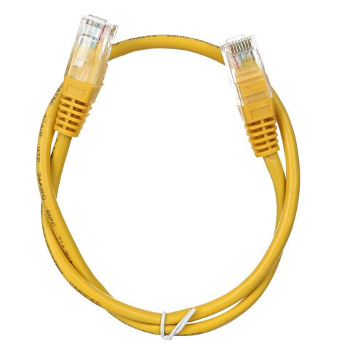 Патч-корд ANP511_0.5M_Y литой (molded), UTP, cat.5E, 0.5м, 4 пары, CCA, 1 шт, желтый