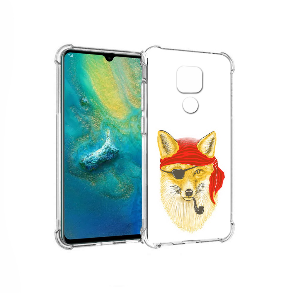 

Чехол MyPads Tocco для Huawei Mate 20x лиса-пират (PT124578.30.440), Прозрачный, Tocco