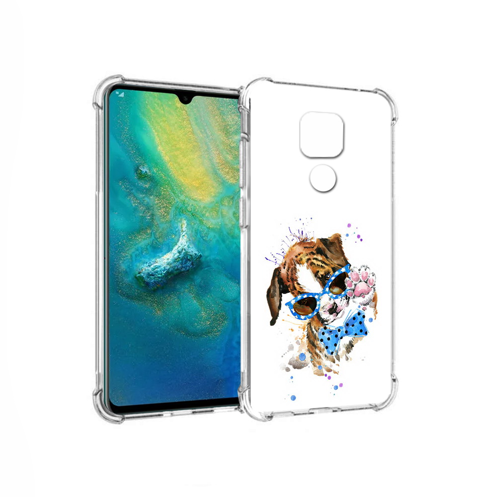 

Чехол MyPads Tocco для Huawei Mate 20x лапочка (PT124578.30.434), Прозрачный, Tocco