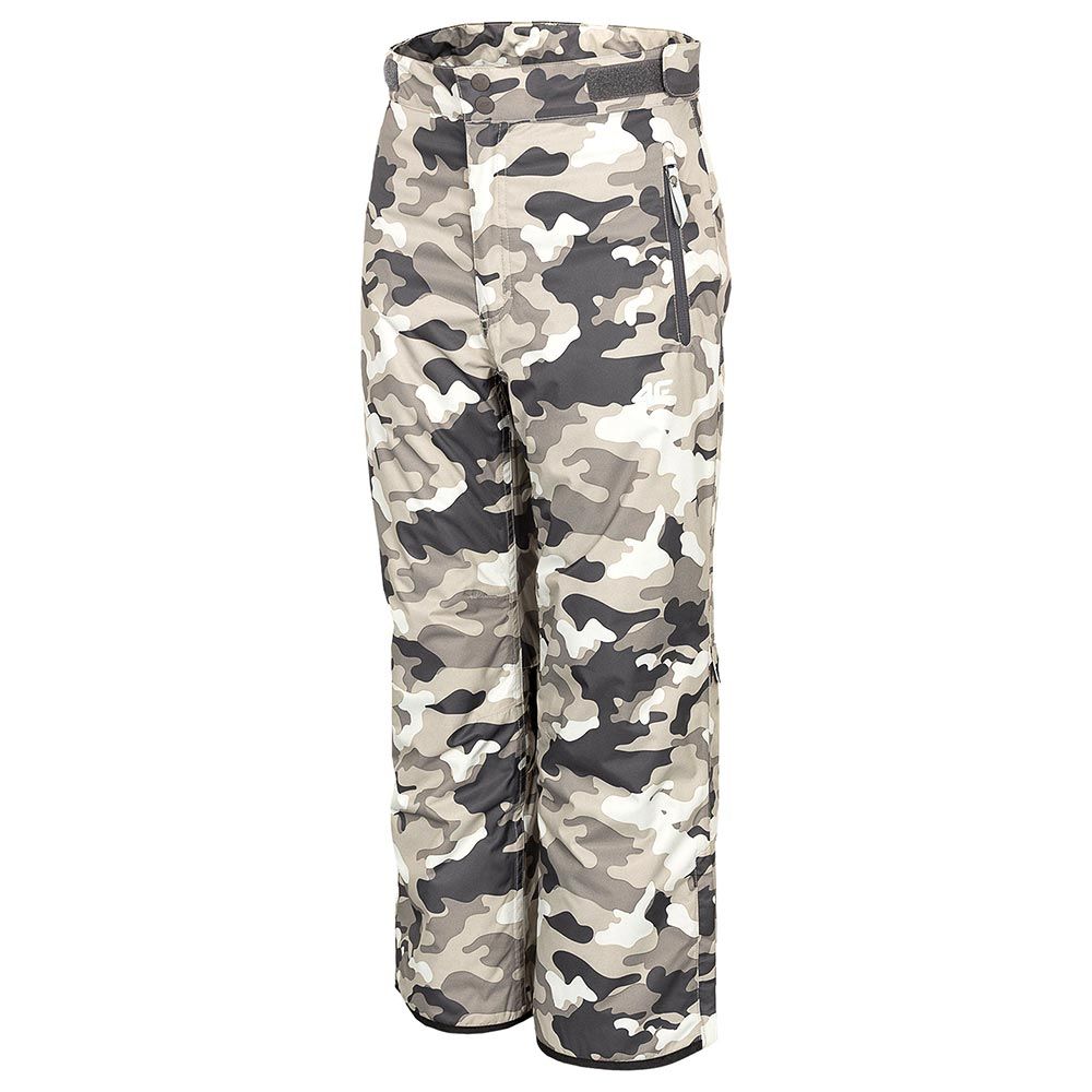 фото Брюки boy's ski trousers hjz20-jspmns001-90s серый, белый р.140 4f