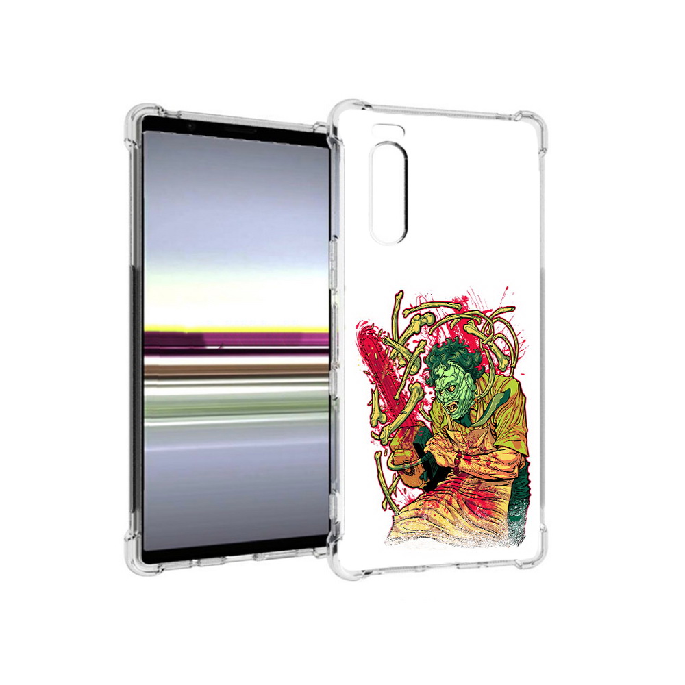 

Чехол MyPads Tocco для Sony Xperia 5 яркий мясник (PT139963.234.711), Прозрачный, Tocco
