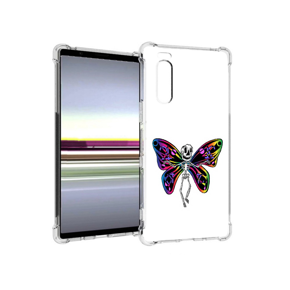

Чехол MyPads Tocco для Sony Xperia 5 эффект бабочки (PT139963.234.701), Прозрачный, Tocco