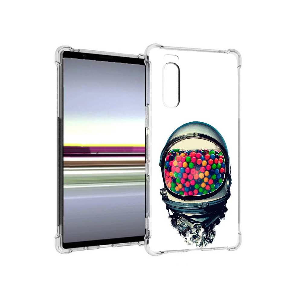 

Чехол MyPads Tocco для Sony Xperia 5 шлем космонавта (PT139963.234.700), Прозрачный, Tocco