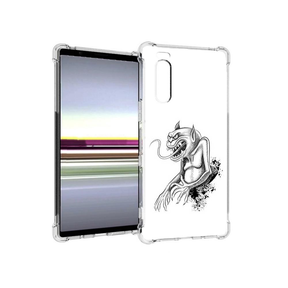 

Чехол MyPads Tocco для Sony Xperia 5 чорт (PT139963.234.692), Прозрачный, Tocco