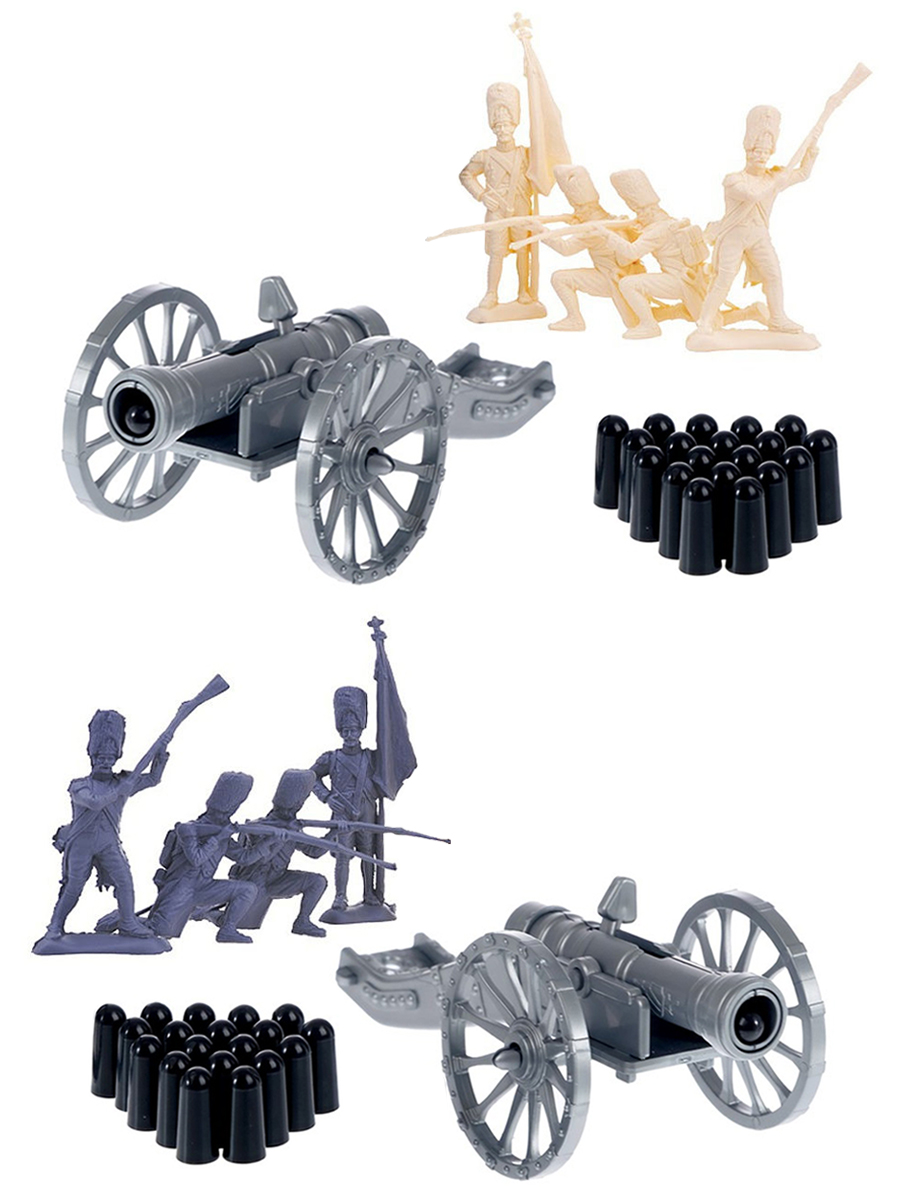 фото Игровой набор биплант "армия 1812 года"+"пушка" 2 шт. 12022+12064-2