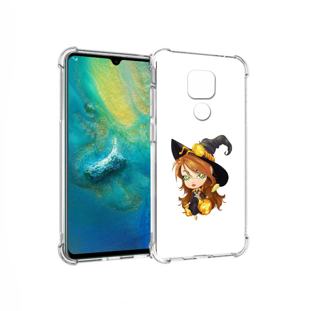 

Чехол MyPads Tocco для Huawei Mate 20x Ведьмочка (PT124578.30.40), Прозрачный, Tocco