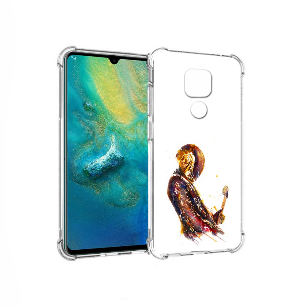 Чехол MyPads Tocco для Huawei Mate 20x космо-музыкант (PT124578.30.393)