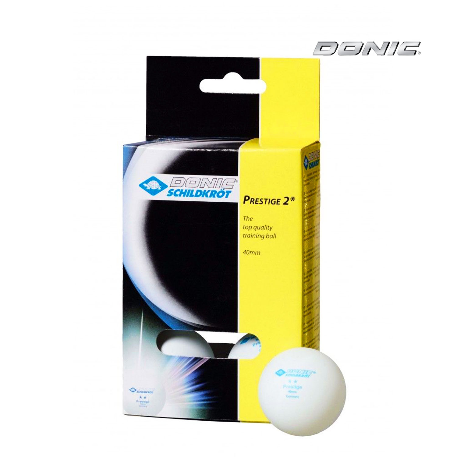 фото Мячики для настольного тенниса donic prestige 2, 6 шт, белые donic schildkrot
