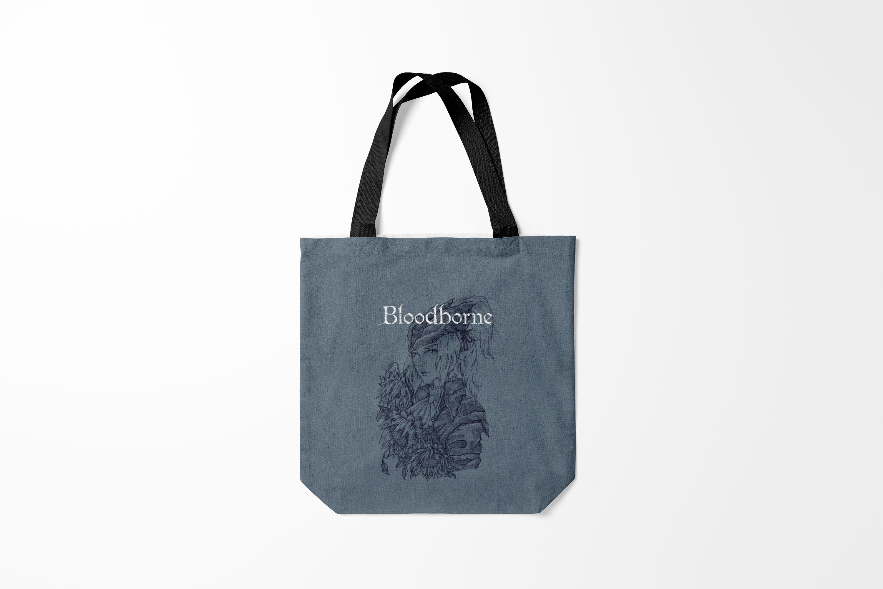 

Сумка шoппер унисекс Burnettie Dark Souls Bloodborne, черный, Dark Souls Bloodborne