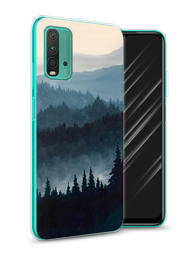 

Чехол Awog на Xiaomi Redmi 9T "Туманные горы", Разноцветный, 39850-4