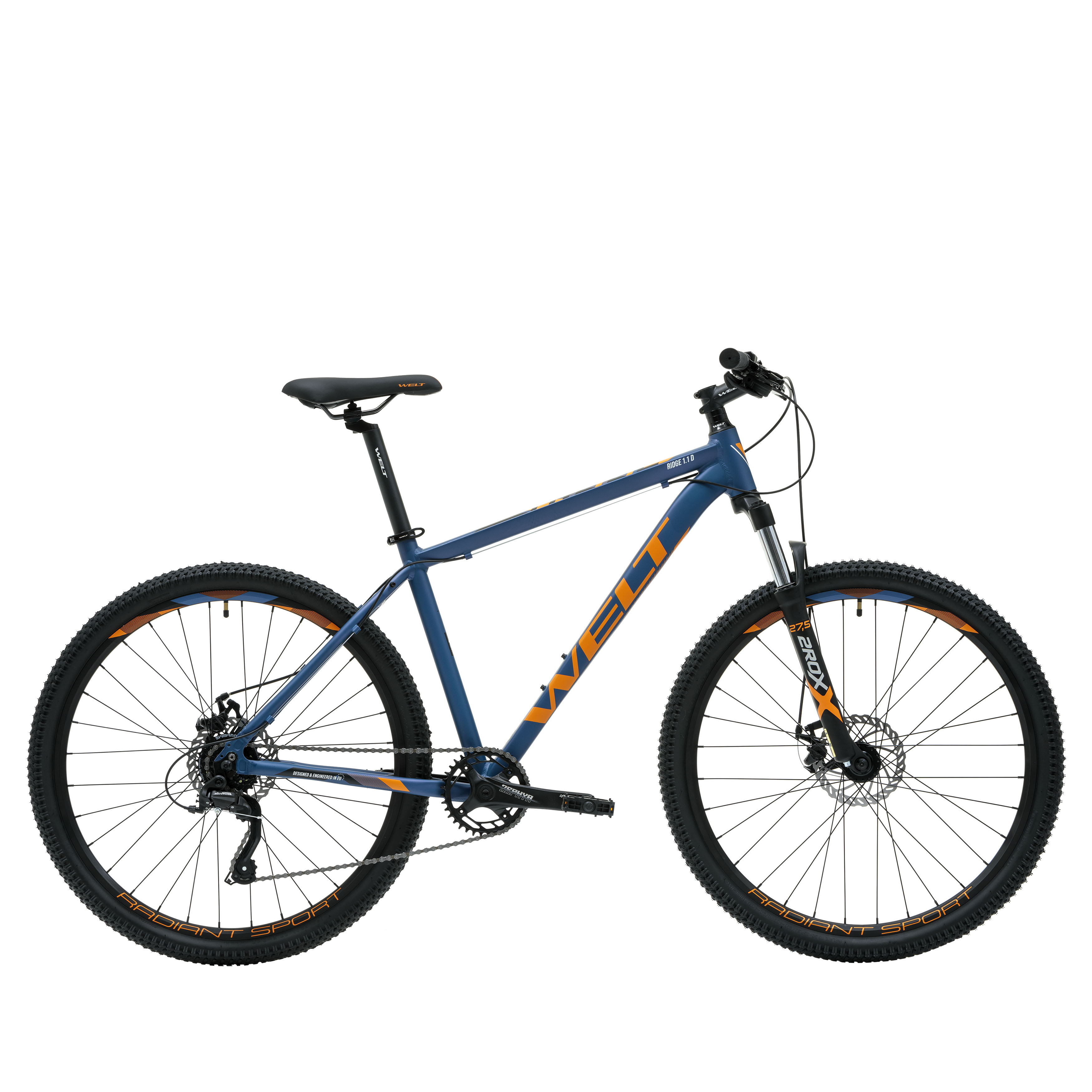 Велосипед Welt Ridge 1,1 D 27 2024 170-177 рост Dark Blue