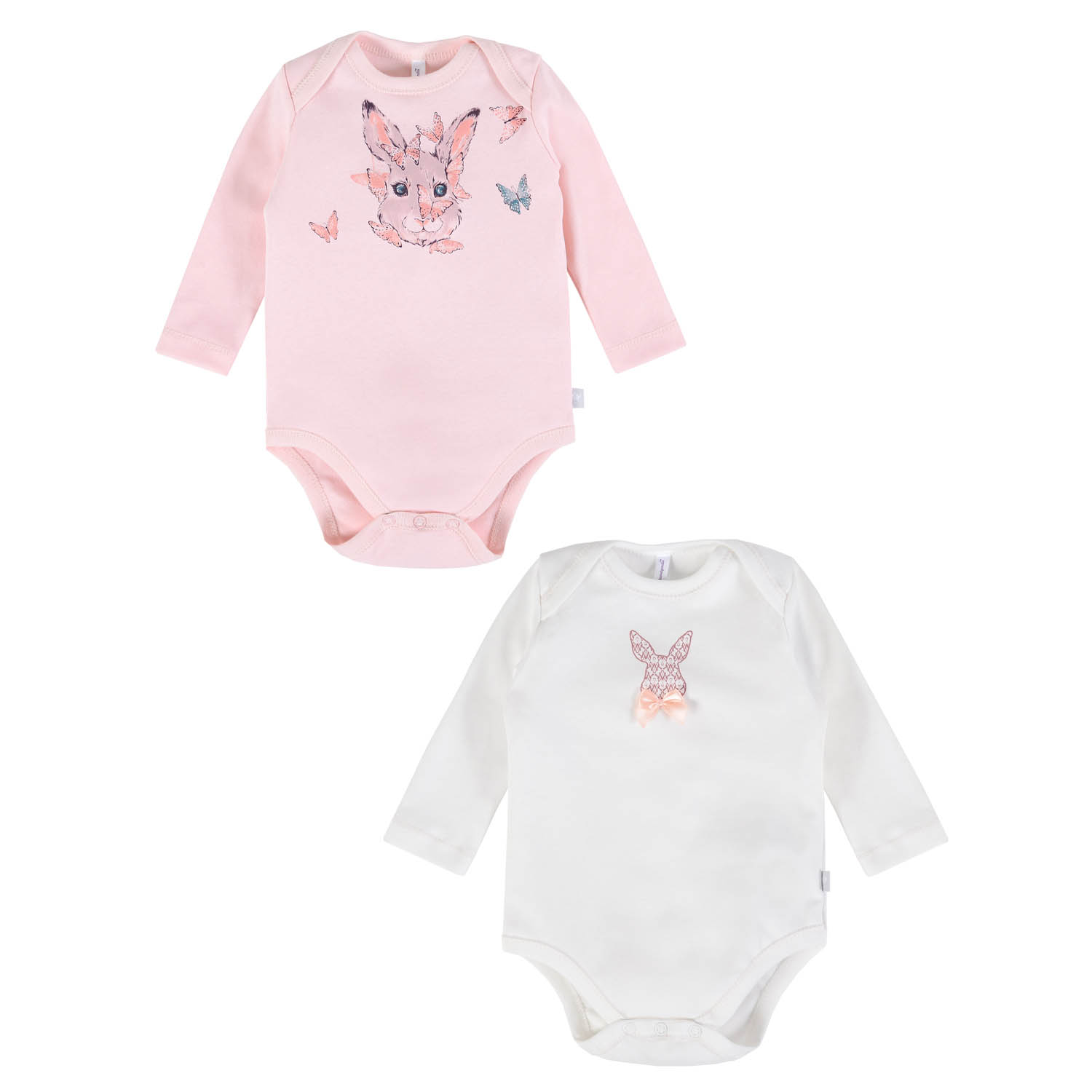 

Боди детское 2 шт. Мамуляндия 20-10003 Зайка мультиколор р.62, 20-10003