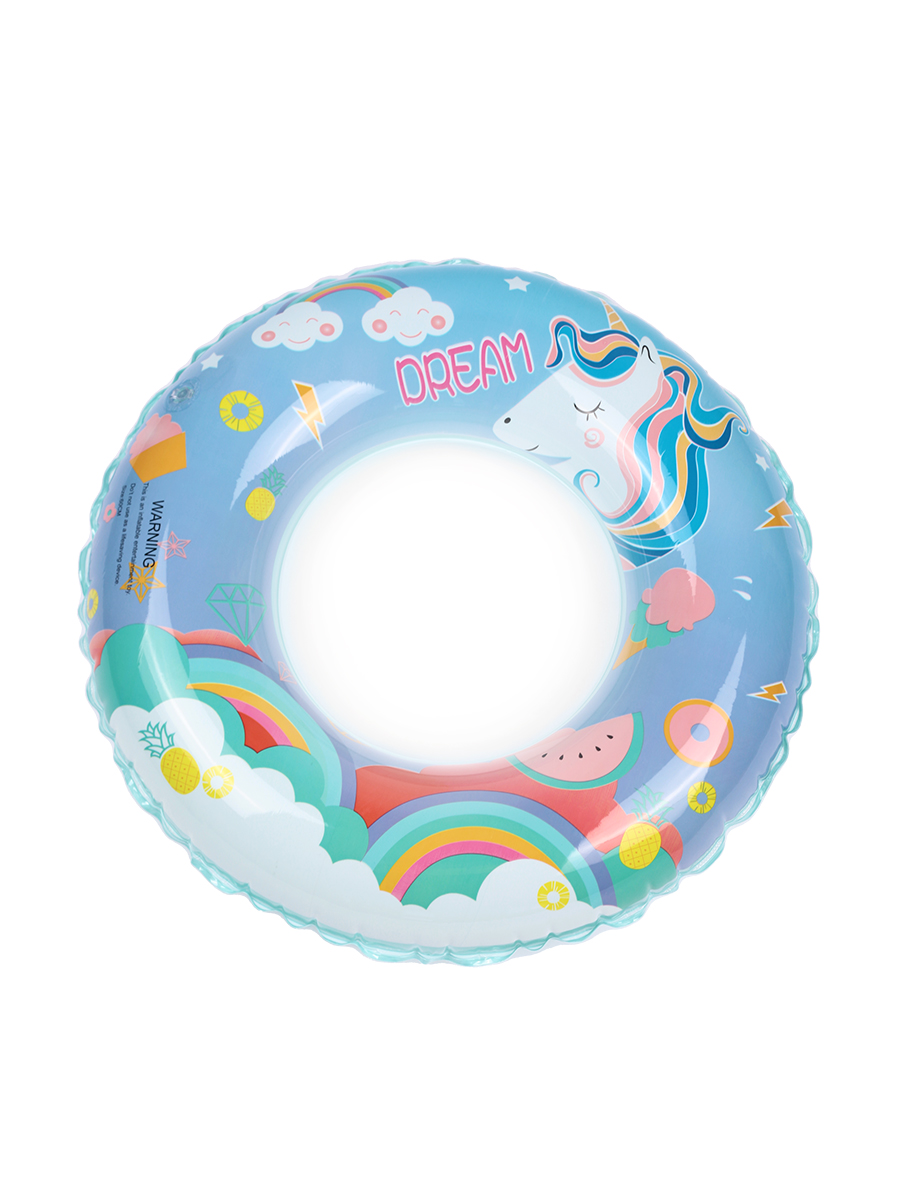 

Круг надувной для плавания детский Единорог Радужной Мечты BG0145 голубой 80 см, Единорог Радужной Мечты