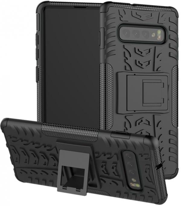 

Чехол GSMIN Hybrid Case для Samsung Galaxy S10 Plus (Черный)
