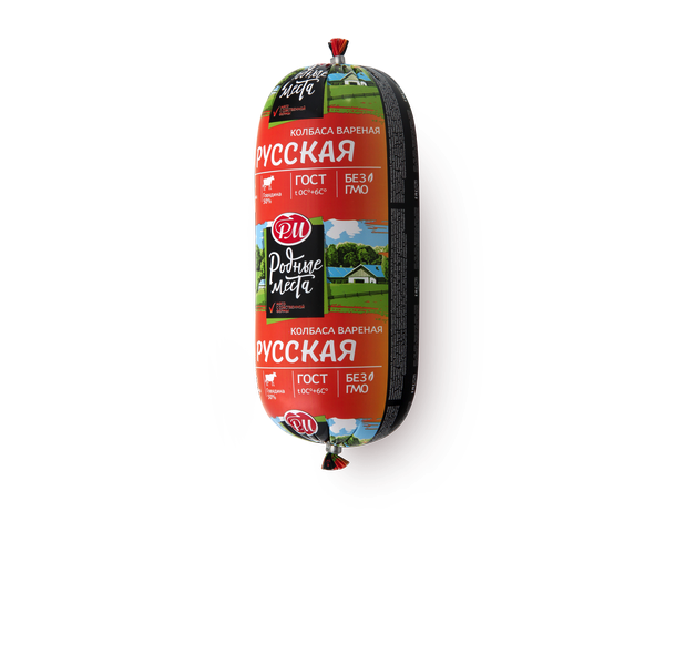 

Колбаса варёная Родные места Русская, 600 г