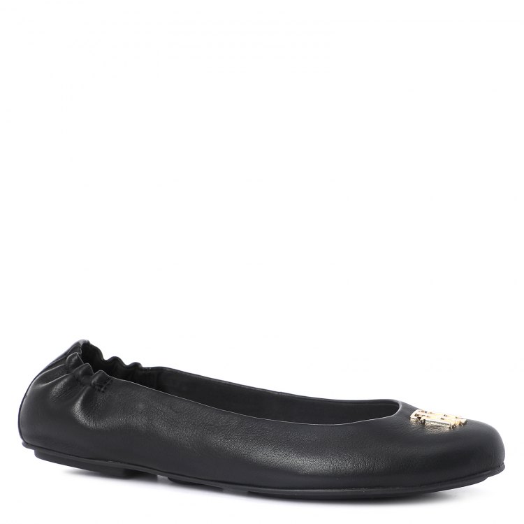 фото Женские балетки tommy hilfiger th hardware ballerina fw0fw05120 цв. черный 39 eu