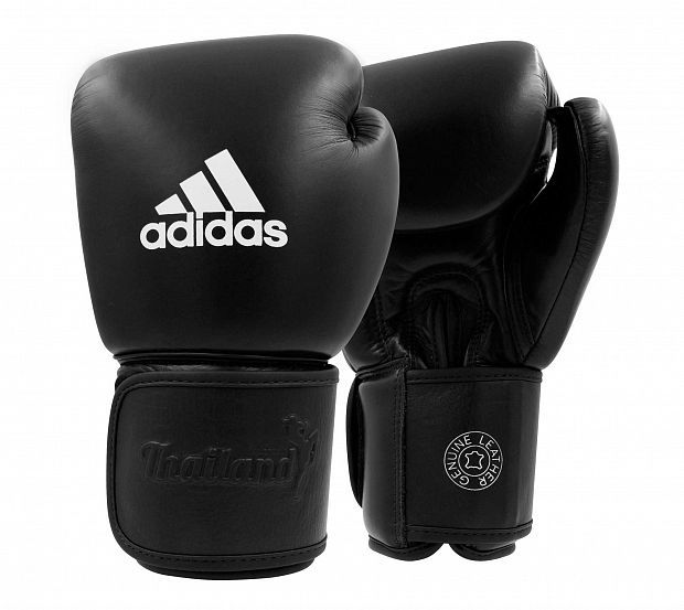 фото Перчатки боксерские adidas muay thai gloves 200 blk 12 oz
