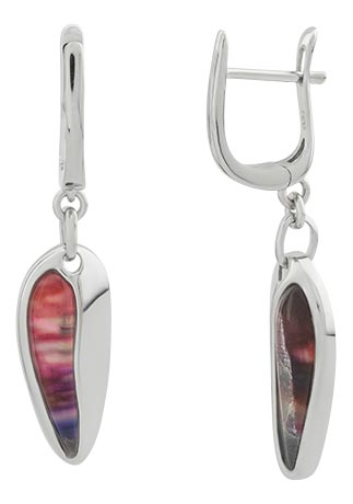Серьги из серебра Silver Sky SE2056, аммолит