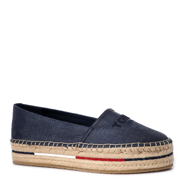 фото Женские эспадрильи tommy hilfiger tropical fade espadrille цв. темно-синий 40 eu