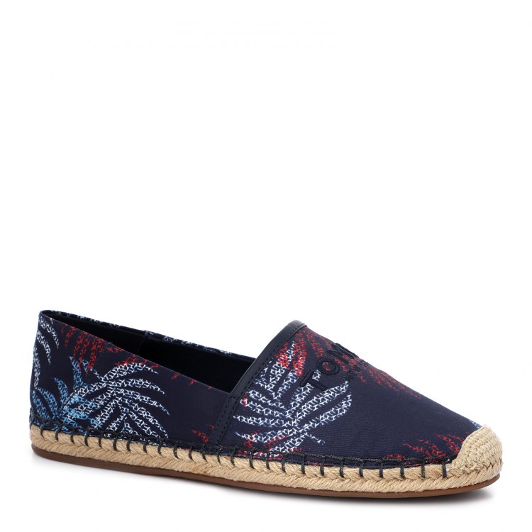 фото Женские эспадрильи tommy hilfiger tropical fade basic espadrille цв. темно-синий 41 eu