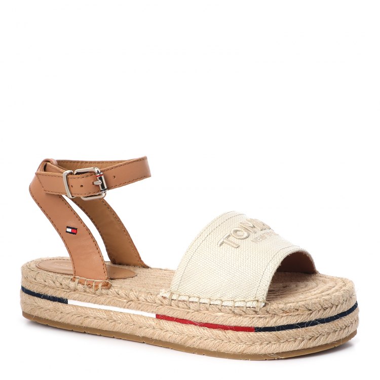 фото Женские эспадрильи tommy hilfiger tropical fade opened espadrill цв. бежевый 41 eu