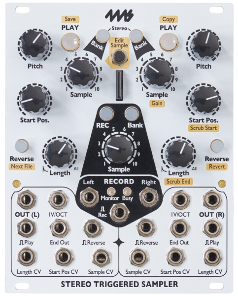 

Модуль Eurorack 4MS Stereo Triggered Sampler, Stereo Triggered Sampler