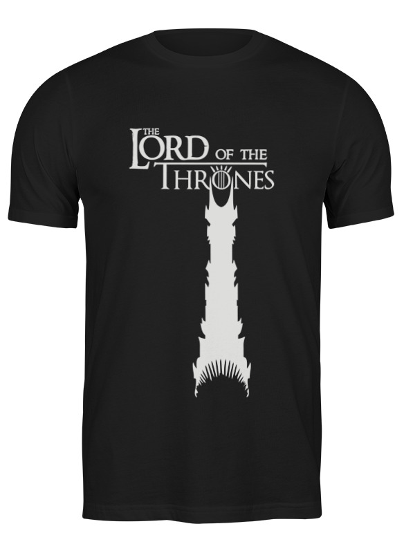 

Футболка мужская Printio Lord of the thrones черная 2XL, Lord of the thrones