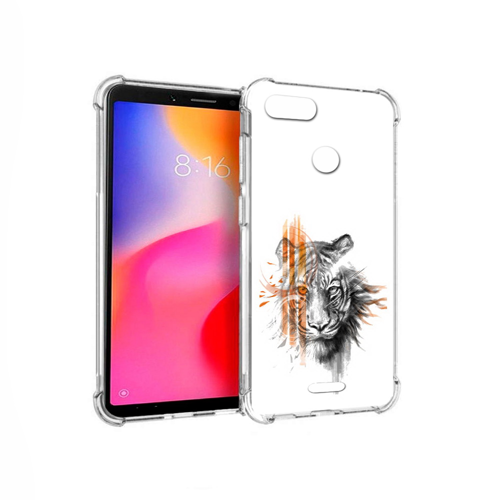 

Чехол MyPads Tocco для Xiaomi Redmi 6 огненный тигр (PT113762.304.526), Прозрачный, Tocco