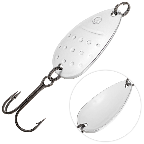 

Блесна Spike Ложка Пятнистая 4,5см. 11гр. 1017/2, Серебристый, Spike Ложка Пятнистая 4,5см. 11гр. 1017/2