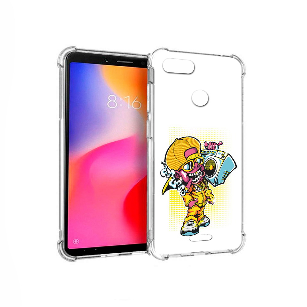 Чехол MyPads Tocco для Xiaomi Redmi 6 нарисованный парень с колонкой (PT113762.304.511)