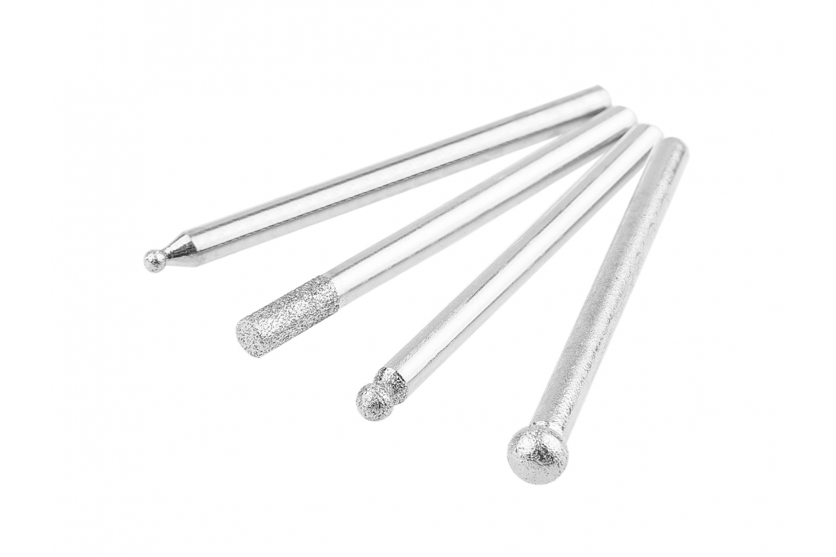 

Боры алмазные для мини-дрели Hammer Flex 219-004, 4 шт