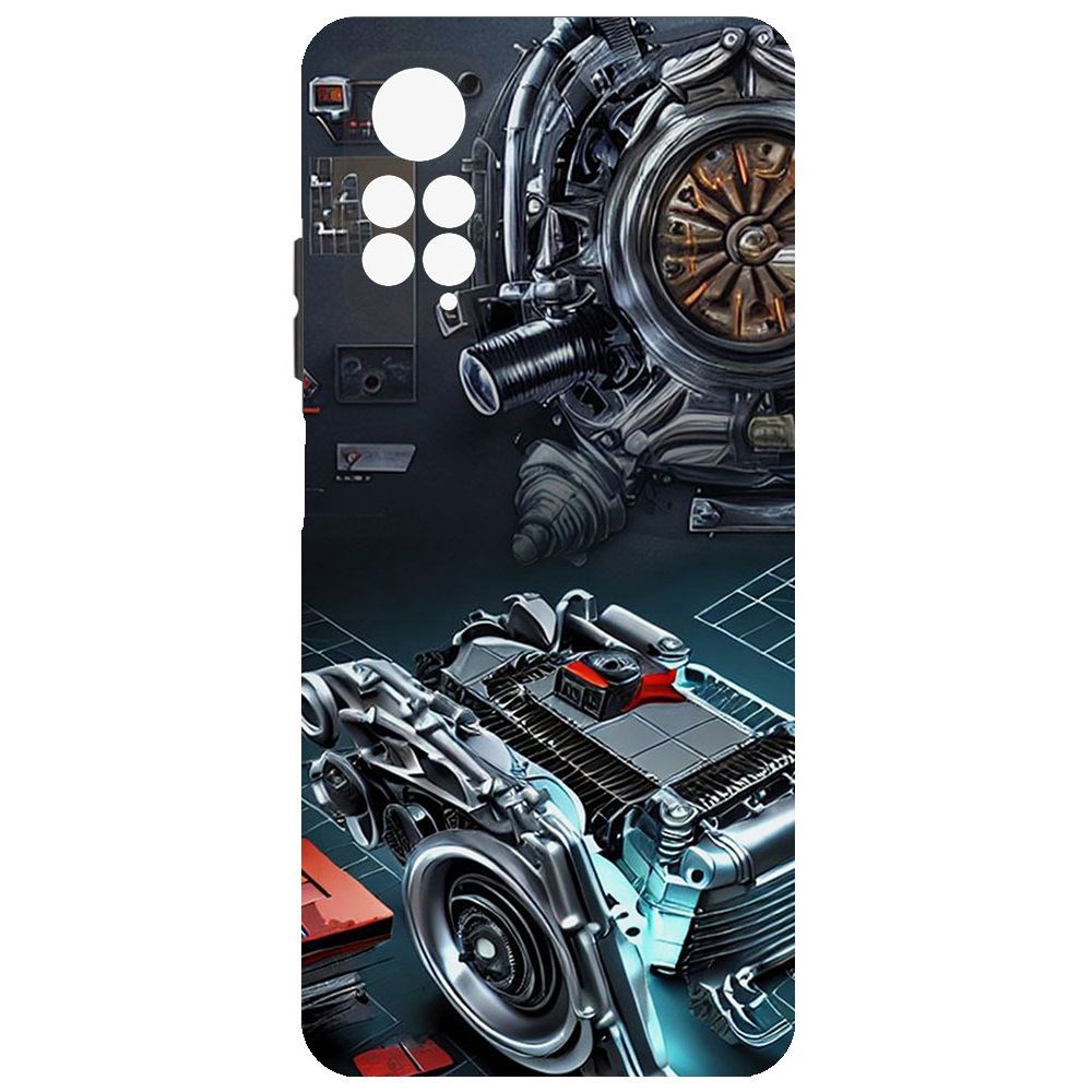 Чехол-накладка Софт Моторы для Xiaomi Redmi Note 11S
