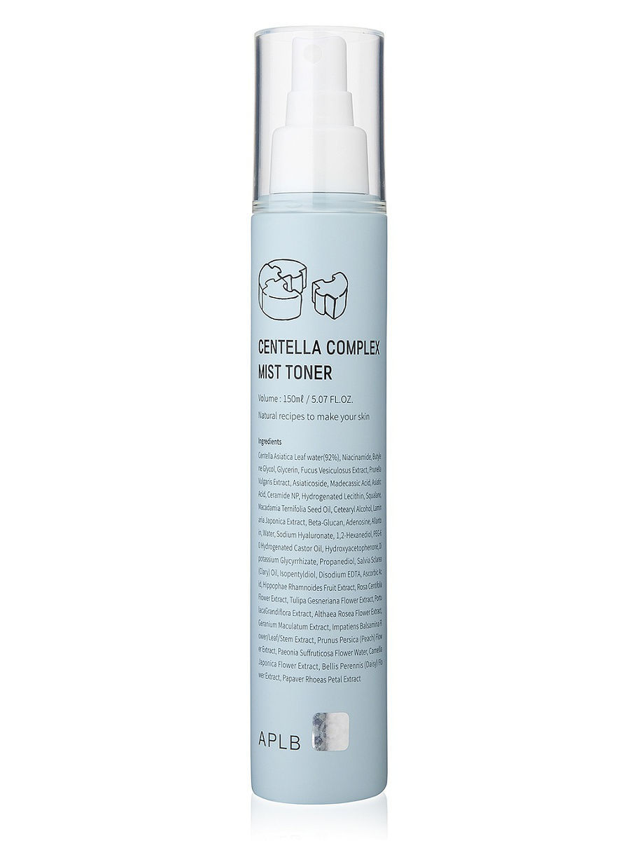 

Тонер APLB, успокаивающий с центелла комплексом, CENTELLA COMPLEX MIST TONER, 150мл, APLB_14