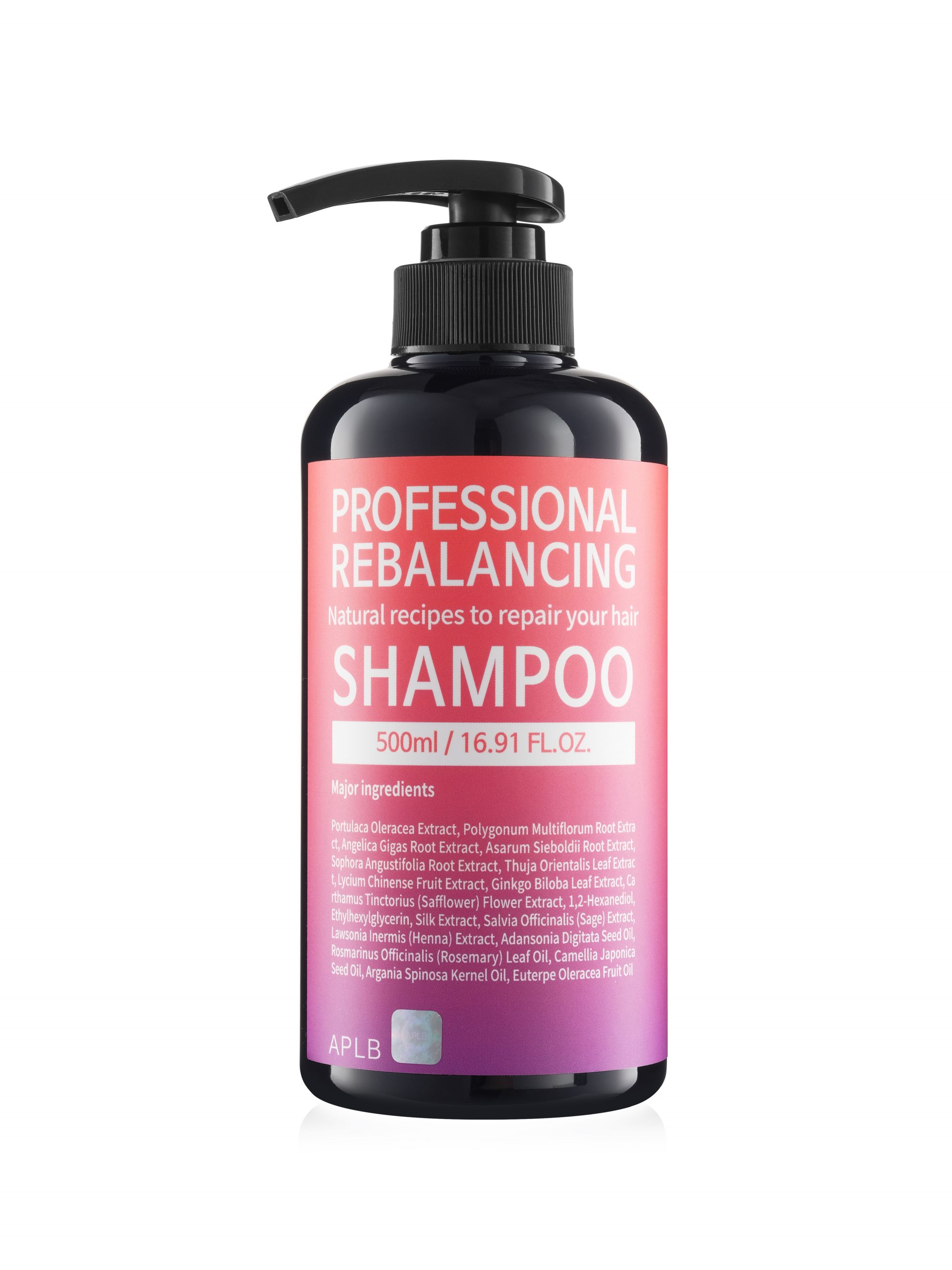 фото Шампунь aplb, очищающий с шалфеем, и розмарином, professional rebalancing shampoo