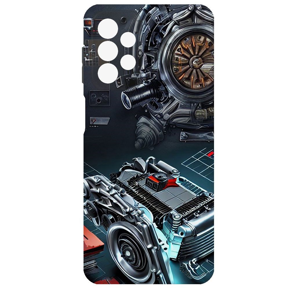 

Чехол-накладка Софт Моторы для Samsung Galaxy A23 (A235), Черный