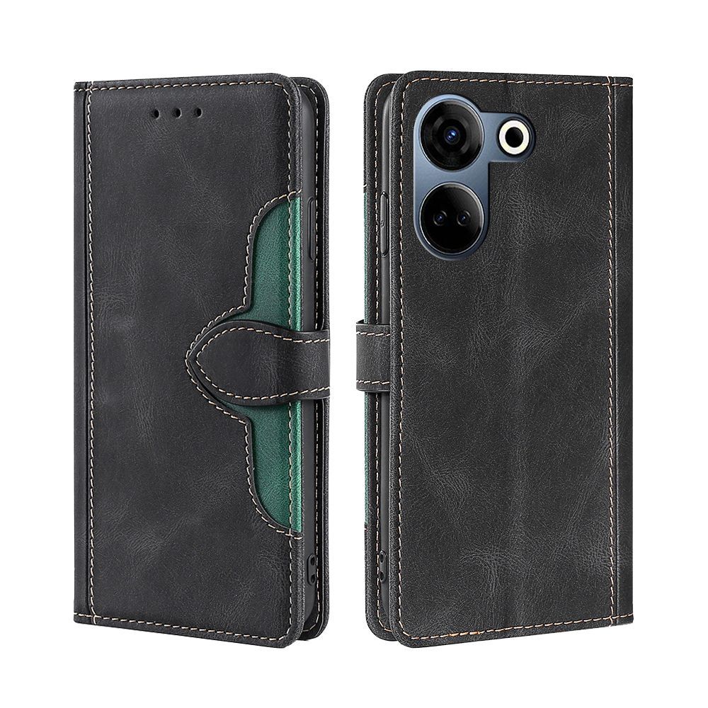 

Чехол-книжка MyPads для Tecno Camon 20 / 20 Pro / 20 Pro 5G узор в сочетании с другим ц..., Черный