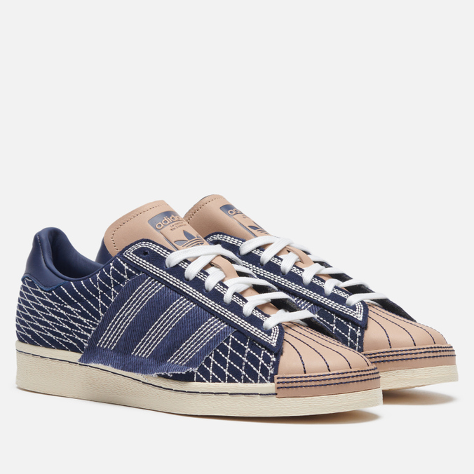 

Кеды унисекс Adidas Superstar 82 синие 44.5 EU, Superstar 82