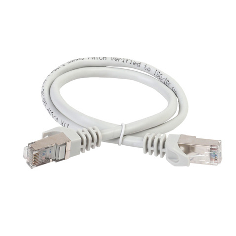 Патч-корд ITK RJ45 - RJ45 вилка-вилка 1.5м (PC01-C5EF-1M5) серый